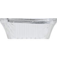 First Street Pans, Oblong, with Foil/Board Lids, 2-1/2 Pound - 3 Each