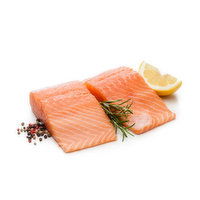 Salmon Fillet Atlantic PBO SK/OFF Fresh Farm Tray, 2.36 Pound