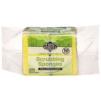 First Street Scrubbing Sponges, Heavy Duty, Large - 10 Each