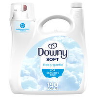 Downy Free & Gentle Liquid Fabric Softener, 190 Loads - 140 Fluid ounce