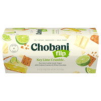 Chobani Yogurt, Greek, Key Lime Crumble, Value 4 Pack, 18 Ounce