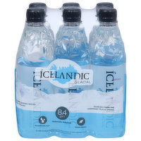 Icelandic Glacial Spring Water, Natural, 8.4 pH - 6 Each