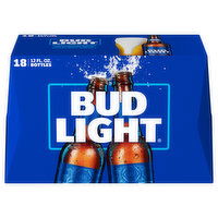 18 Pack of Bud Light Bottles, Beer, 216 Ounce