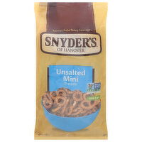 Snyder's of Hanover Pretzels, Unsalted, Mini - 12 Ounce