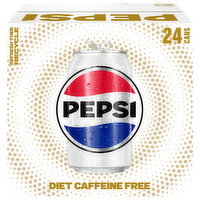Pepsi Diet Caffeine Free Soda - 24 Each