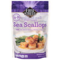 First Street Sea Scallops, Wild Caught, 16 Ounce