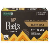 Peet's Coffee Coffee, Medium Roast, Off The Grid, K-Cup Pods