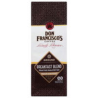 Don Francisco's Coffee, Breakfast Blend, Ground Medium, Dark Roast - 10 Ounce