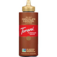 Torani Puremade Sauce, Sea Salt Chocolate Caramel Flavored, 16.5 Ounce