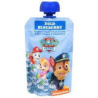 Paw Patrol Mixed Fruit Puree, Organic, Bold Blueberry, 3.5 Ounce