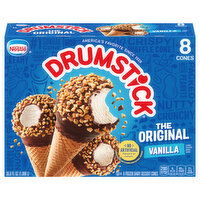 Drumstick Frozen Dairy Dessert Cones, Vanilla, The Original - 36.8 Fluid ounce