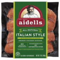 Aidells All Natural Italian Style Smoked Chicken Sausage - 12 Ounce