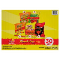 Frito Lay Snack Mix, Flamin' Hot Mix Flavored, Variety Packs, 30 Each