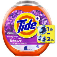 Tide Laundry Detergent Pacs, Spring & Renewal - 25 Each
