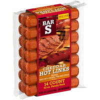 Bar S Cheddar Hot Links - 42 Ounce