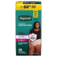 Depend Maximum L Underwear - 28 Each