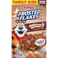 Frosted Flakes Breakfast Cereal, Chocolate Milkshake, Family Size - 22.2 Ounce