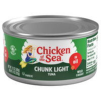 Chicken of the Sea Tuna, in Oil, Chunk Light - 12 Ounce