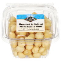 First Street Macadamia Nuts, Roasted & Salted - 9 Ounce