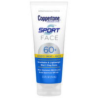 Coppertone Face Broad Spectrum SPF 60+ Sunscreen Lotion - 2.5 Fluid ounce
