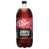 Dr Pepper Soda, Zero Sugar, Cherry - 2.1 Quart