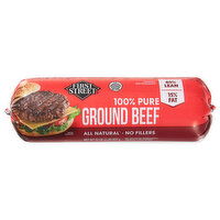 First Street Ground Beef, 100% Pure, 85%/15% - 32 Ounce