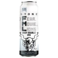 Stone Beer, Hazy Double IPA, Fear.Movie.Lions - 19.2 Ounce