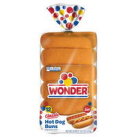 Wonder Extra Soft Classic Enriched Hot Dog Buns - 12 Each