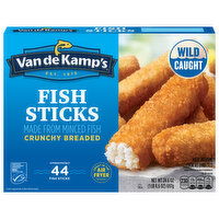 Van de Kamp's Crunchy Breaded Fish Sticks - 24.6 Ounce