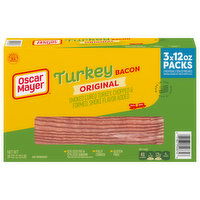 Oscar Mayer Turkey Bacon, Original, 3 Pack - 3 Each