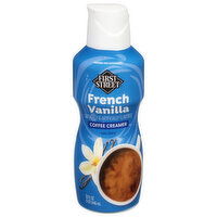 First Street Coffee Creamer, Non-Dairy, French Vanilla - 32 Fluid ounce