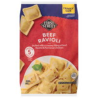 First Street Beef Ravioli Family Size - 40 Ounce