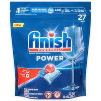 Finish Dishwasher Detergent, Automatic, Power, Tabs, 27 Each