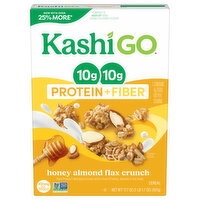 Kashi Go Protein + Fiber Honey Almond Flax Crunch Cereal - 17.7 Ounce