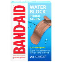 Band-Aid Water Block All One Size Adhesive Bandages - 20 Each