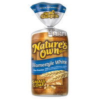 Nature's Own White Homestyle Small Loaf Bread - 12 Ounce