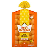 King's Hawaiian Savory Butter Rolls, 24 Count