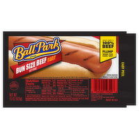 Ball Park Ball Park Bun Length Hot Dogs, Beef, 8 Count, 15 Ounce