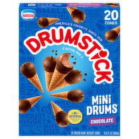 Drumstick Mini Mini Drums Chocolate Sundae Cones - 20 Each