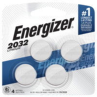 Energizer Batteries, Lithium, 2032 - 4 Each