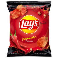 Lay's Potato Chips, Flamin' Hot Flavored - 2.625 Ounce