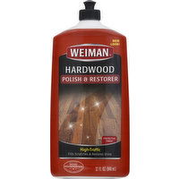 Weiman Polish & Restorer, Hardwood, High Traffic - 32 Ounce