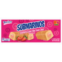 Marinela Snack Cakes, Strawberry Creme Filled, 8 Packs - 8 Each