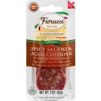 Fiorucci Spicy Salami & Aged Cheddar - 2 Ounce