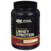 Optimum Nutrition Protein Powder Drink Mix, Vanilla Ice Cream, 100% Whey Protein - 24.05 Ounce