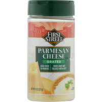 First Street Grated Cheese, Parmesan - 8 Ounce