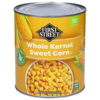 First Street Sweet Corn, Whole Kernel - 106 Ounce