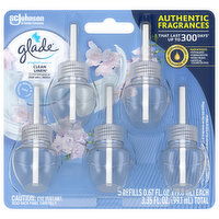 Glade Scented Oil, Clean Linen - 5 Each