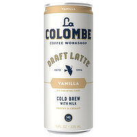 La Colombe Coffee, Cold Brew, Draft Latte, Vanilla