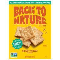Back to Nature Crispy Wheat Crackers - 6.5 Ounce
